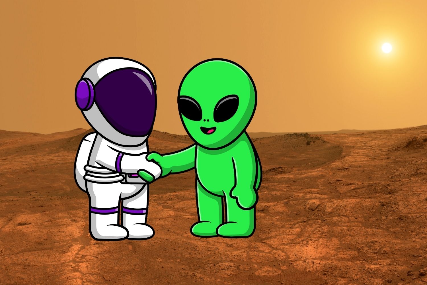 Alien on Mars – Short Story