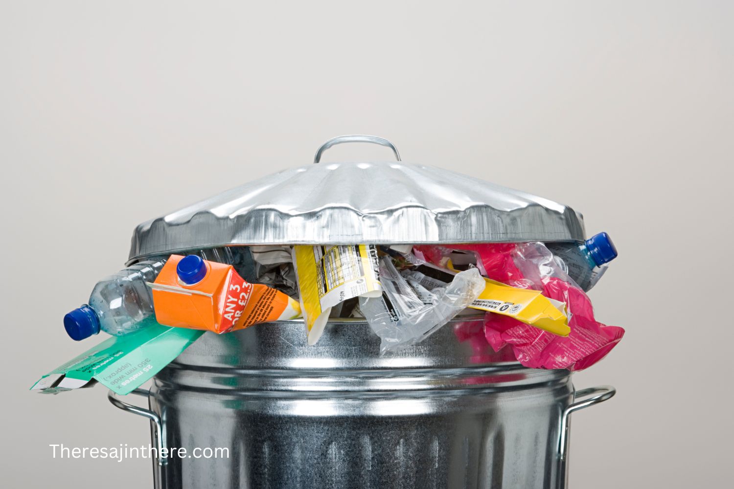 Emptying the rubbish bin